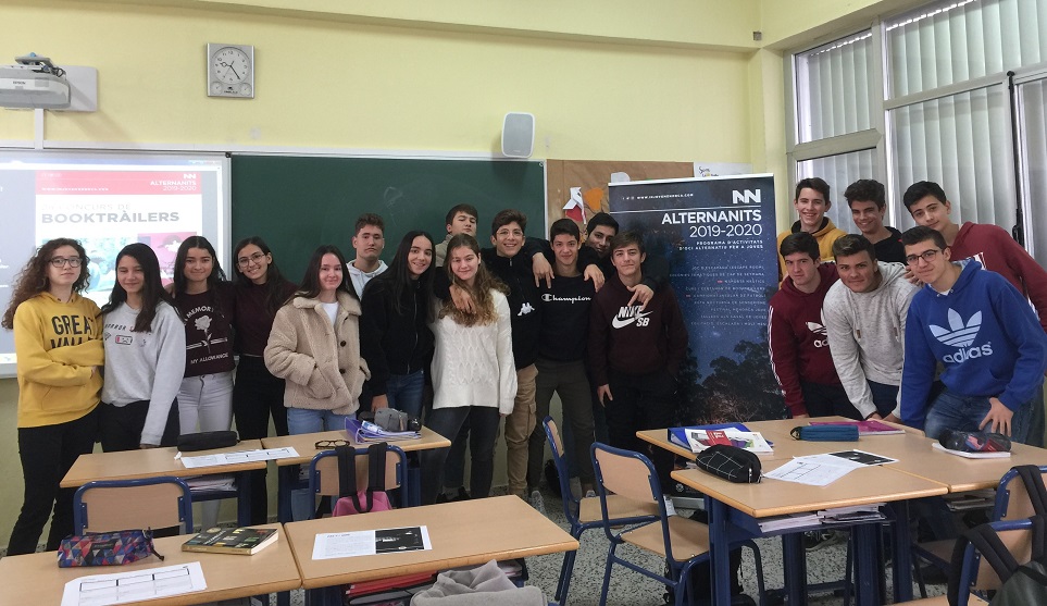 Alumnes d’ESO participen en un taller de creació de Booktràilers
